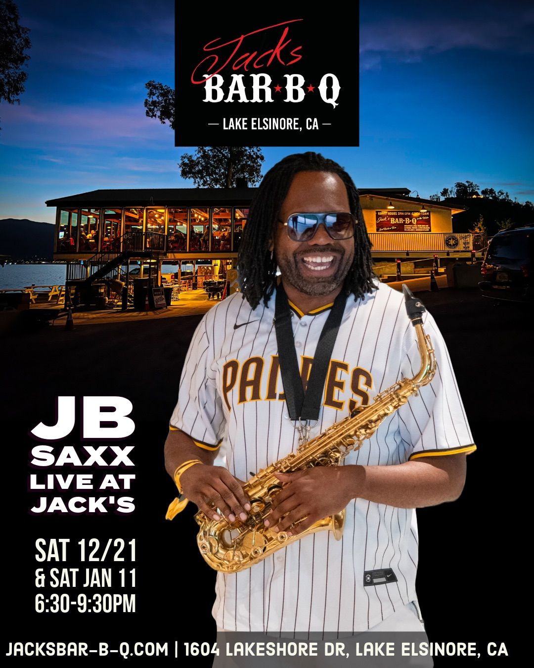 JB Saxx performs live at Jack's Sat 1\/11!