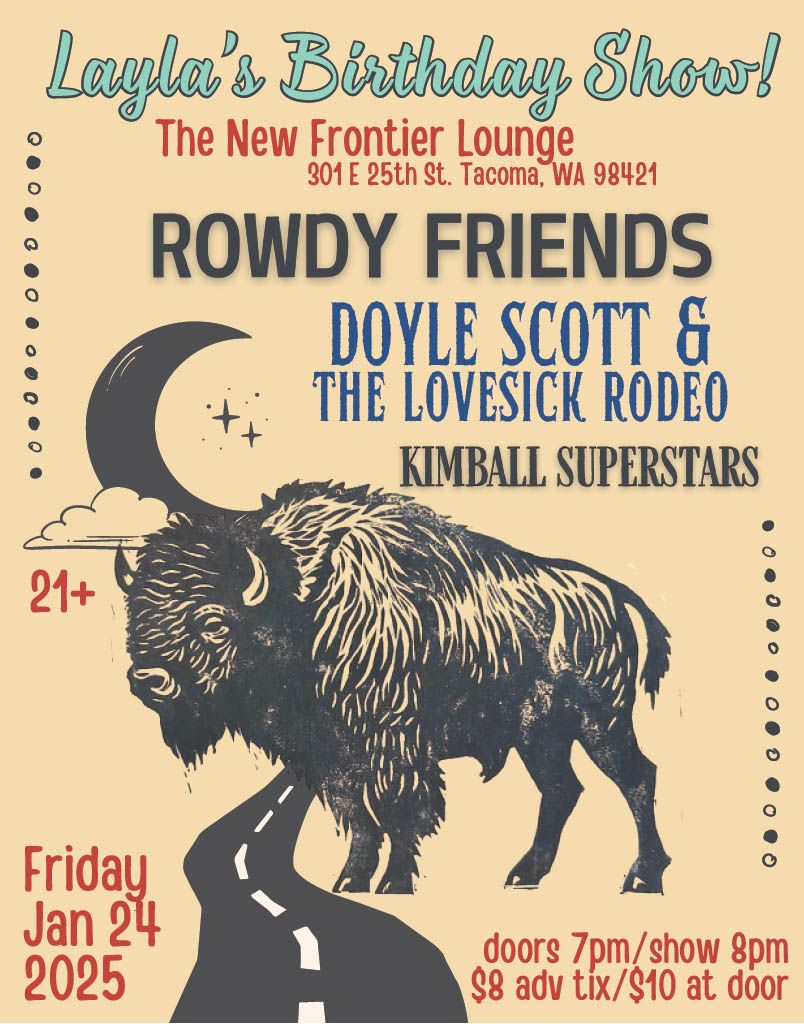 Rowdy Friends\/\/Doyle Scott & the Lovesick Rodeo\/\/Kimball Superstars