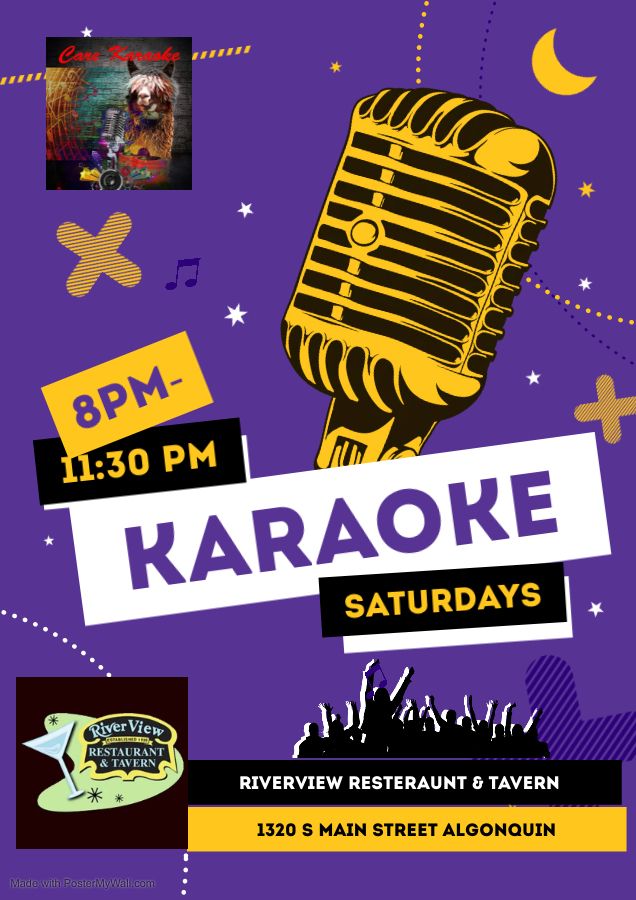 Karaoke Saturdays with Mac!