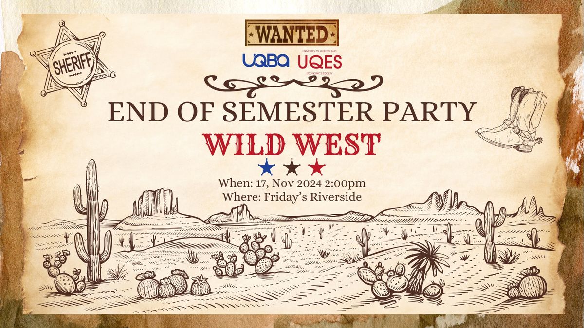 UQES X UQBA End of Semester 2 Party