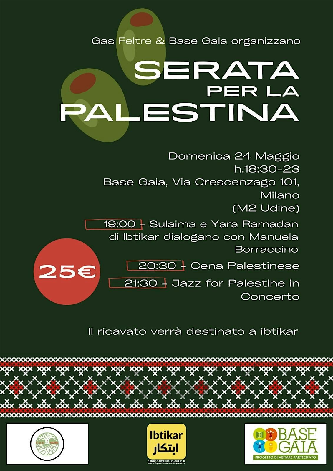 Serata per la Palestina