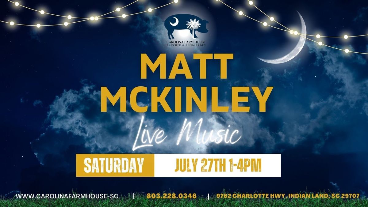 Live Music - Matt McKinley