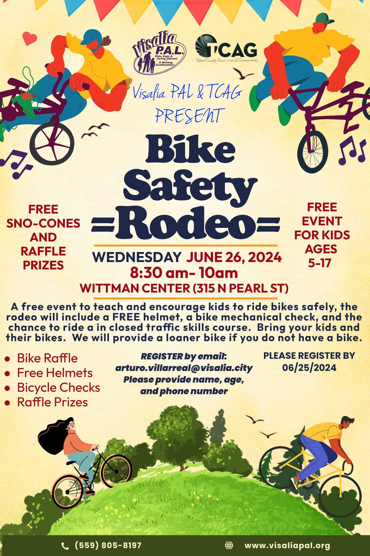 Visalia PAL Bike Safety Rodeo