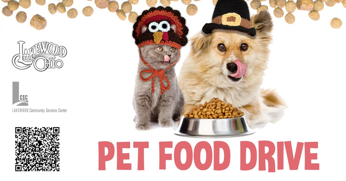 Pet Food Drive - Hosted by Lakewood Animal Safety & Welfare Advisory Board