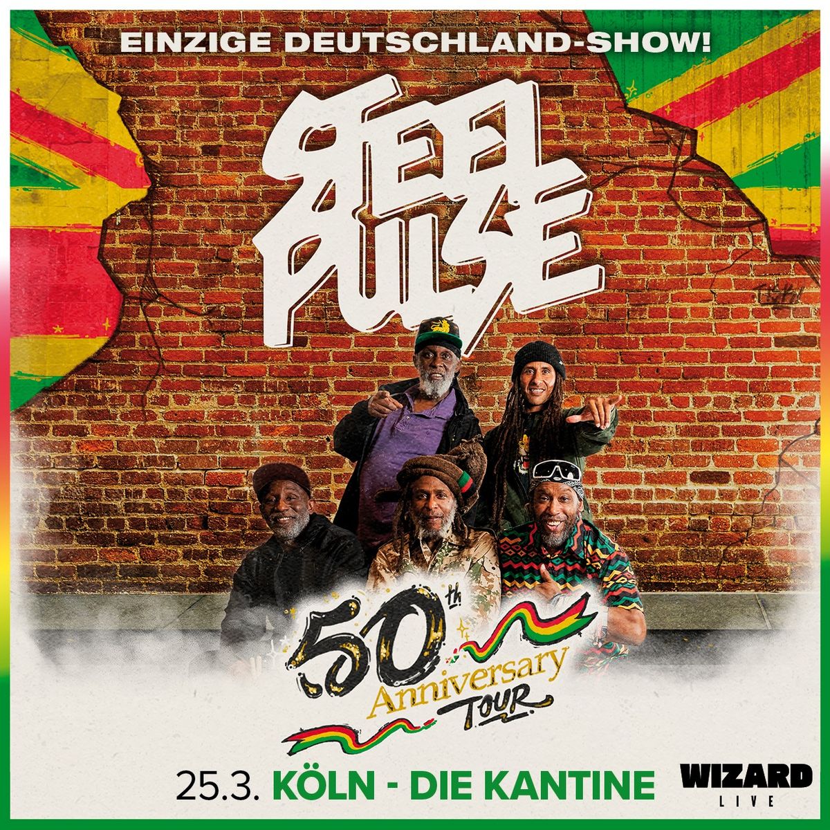 Steel Pulse - 50th Anniversary Tour \/ K\u00f6ln, Kantine