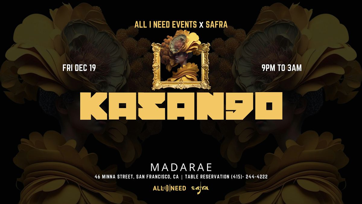 Kasango [Afro House] at MadaRae