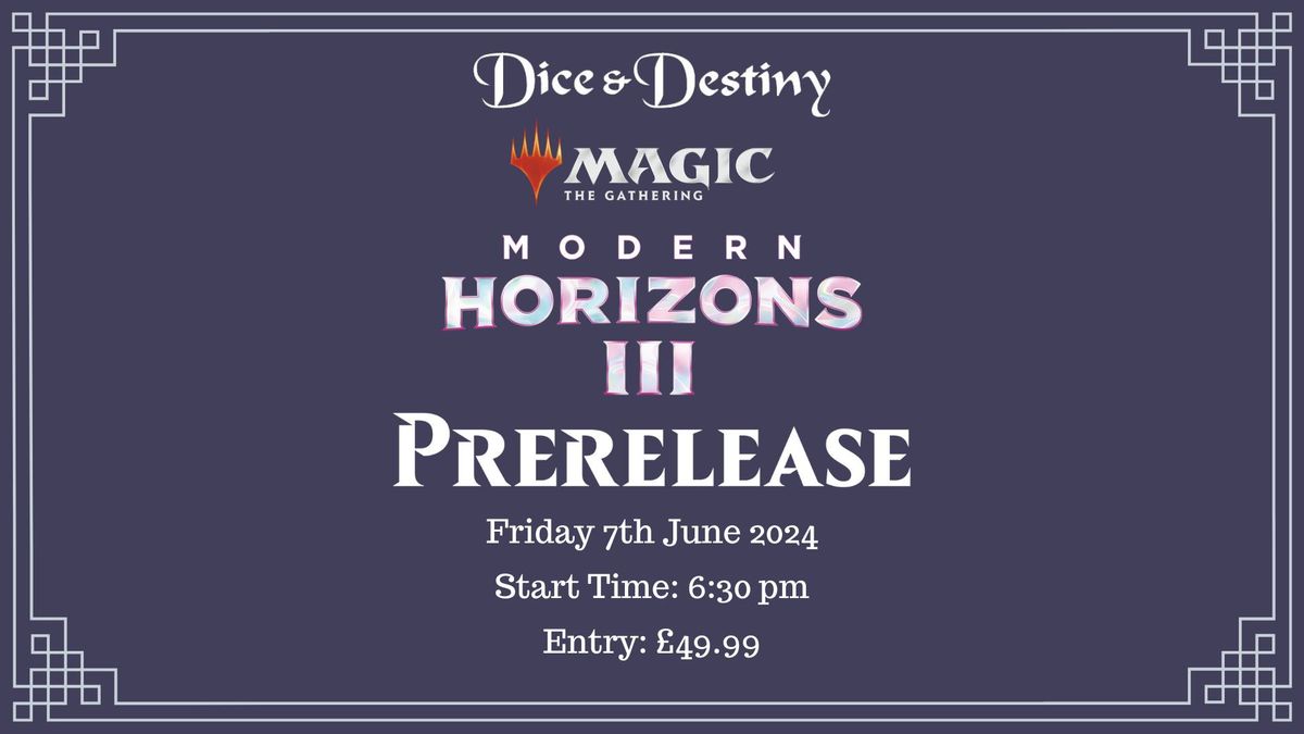 Magic: The Gathering - Modern Horizons 3 Prerelease