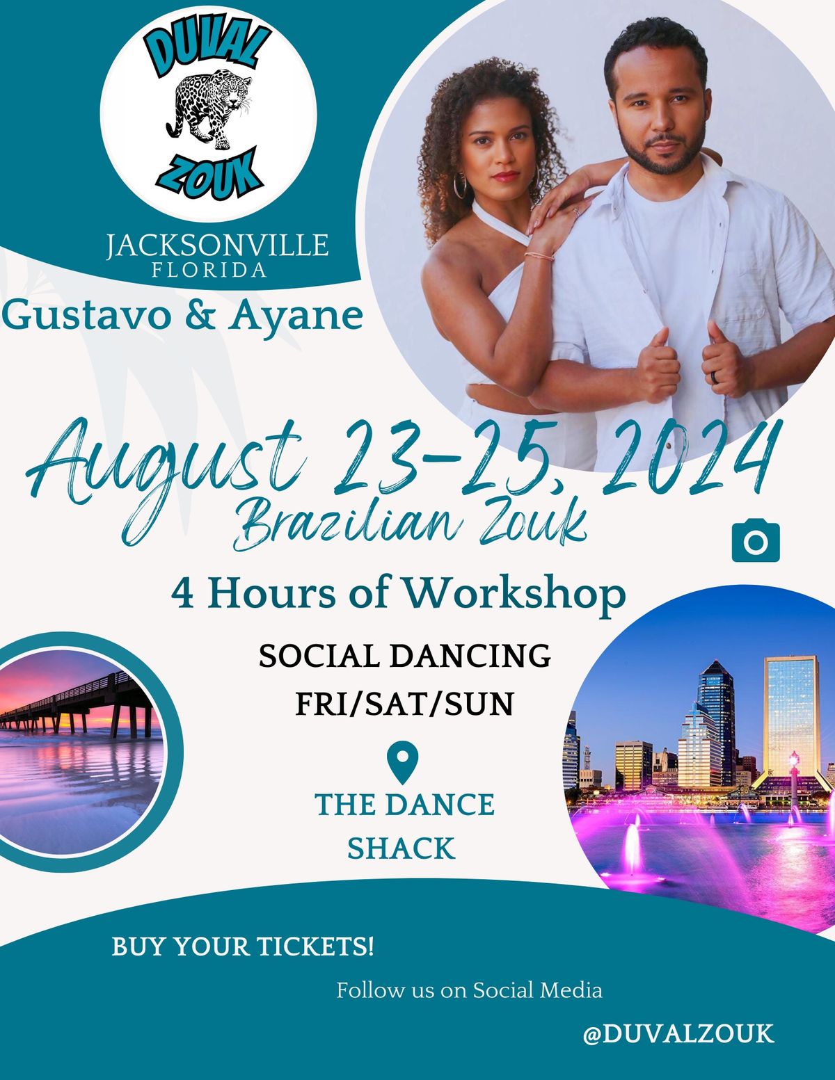 Brazilian Zouk Workshops Pt 2 with Gustavo & Ayane