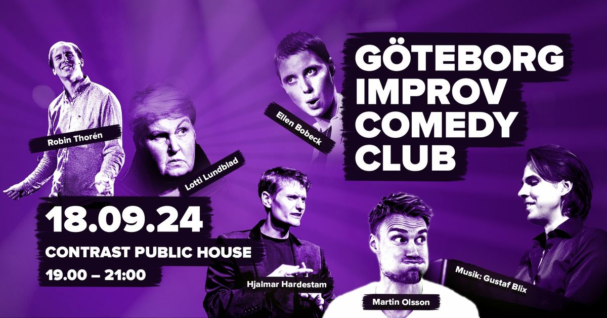 G\u00f6teborg Improv Comedy Club @ Contrast Public House 18.09.24