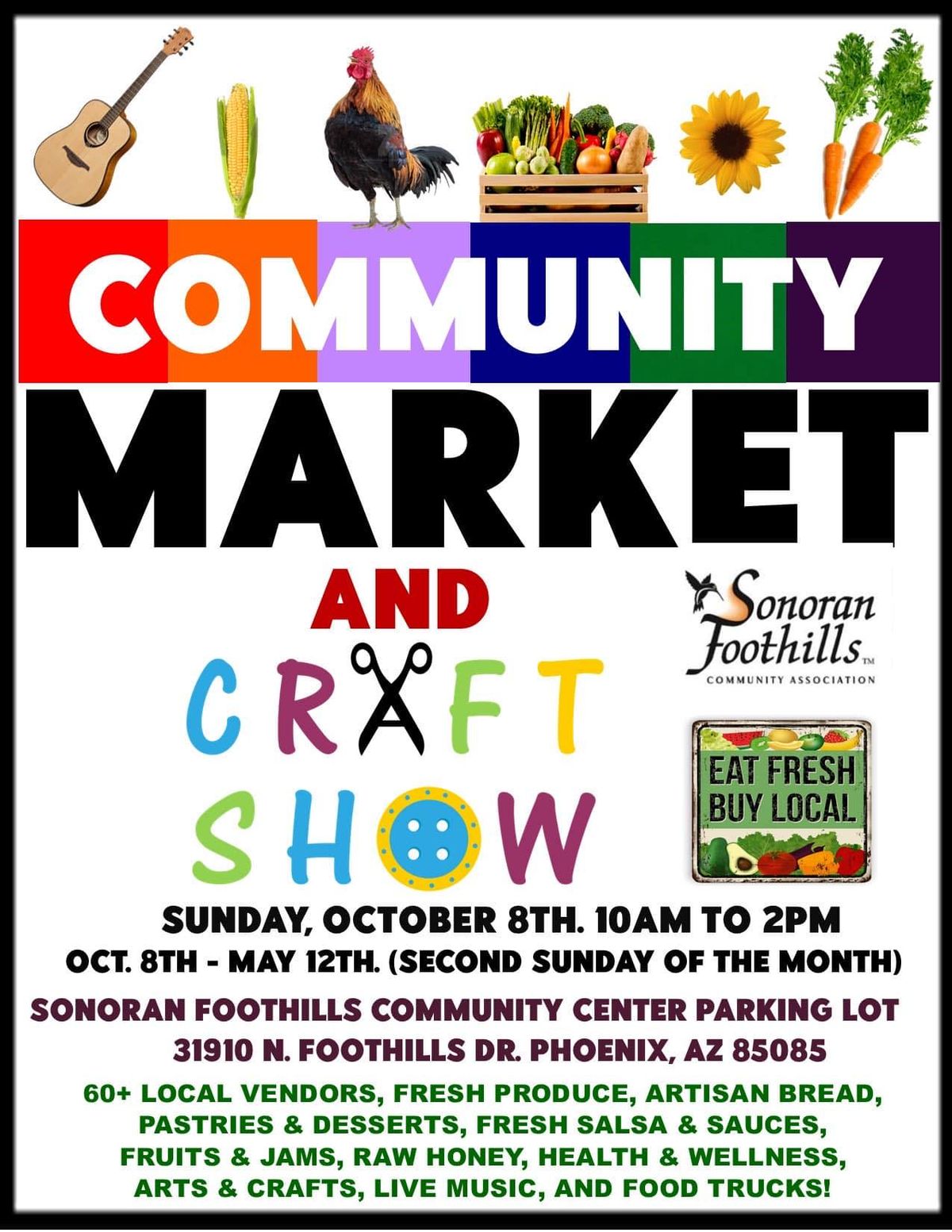 Sonoran Foothills Community Market(OPEN TO PUBLIC\/PET FRIENDLY)
