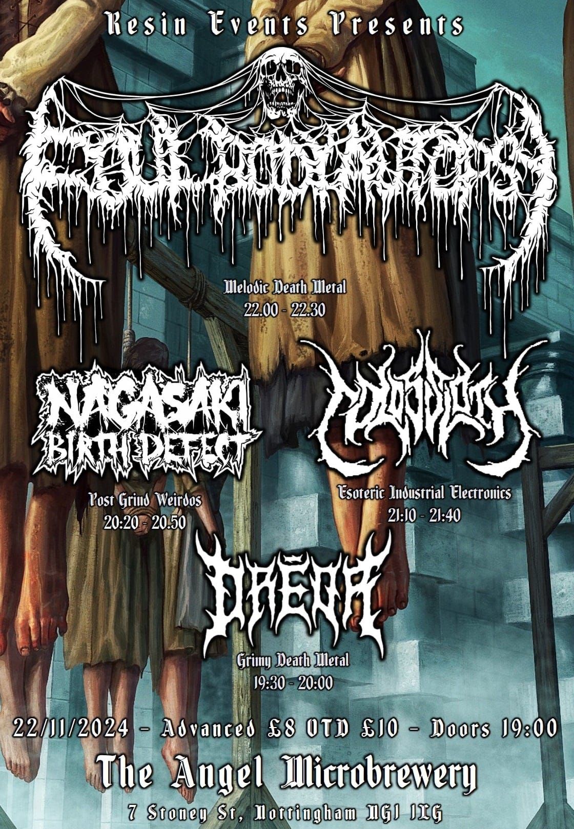 Foul body Autopsy, Colossloth, Nagasaki Birth Defect & Dreor