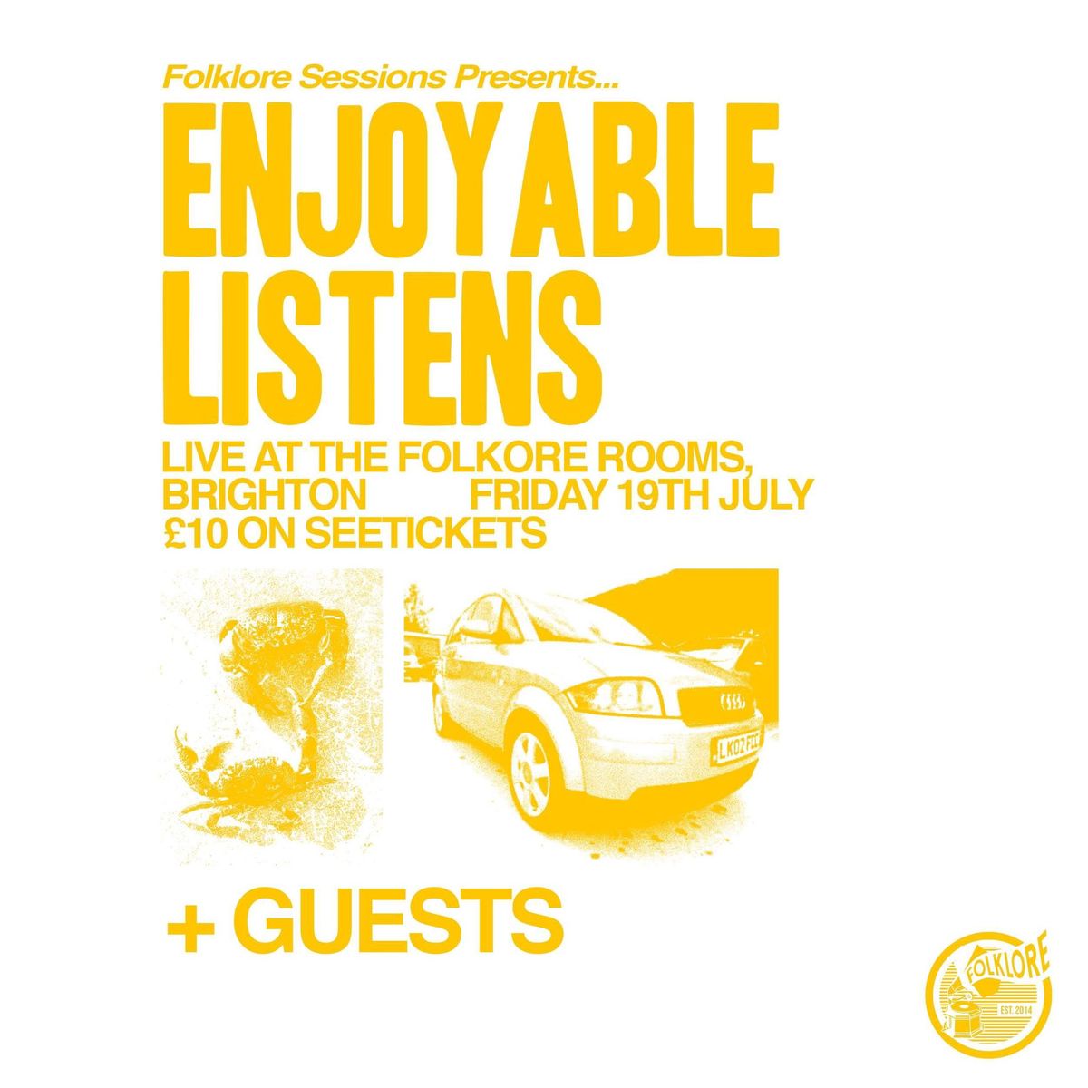 Enjoyable Listens Live @ The Folklore Rooms