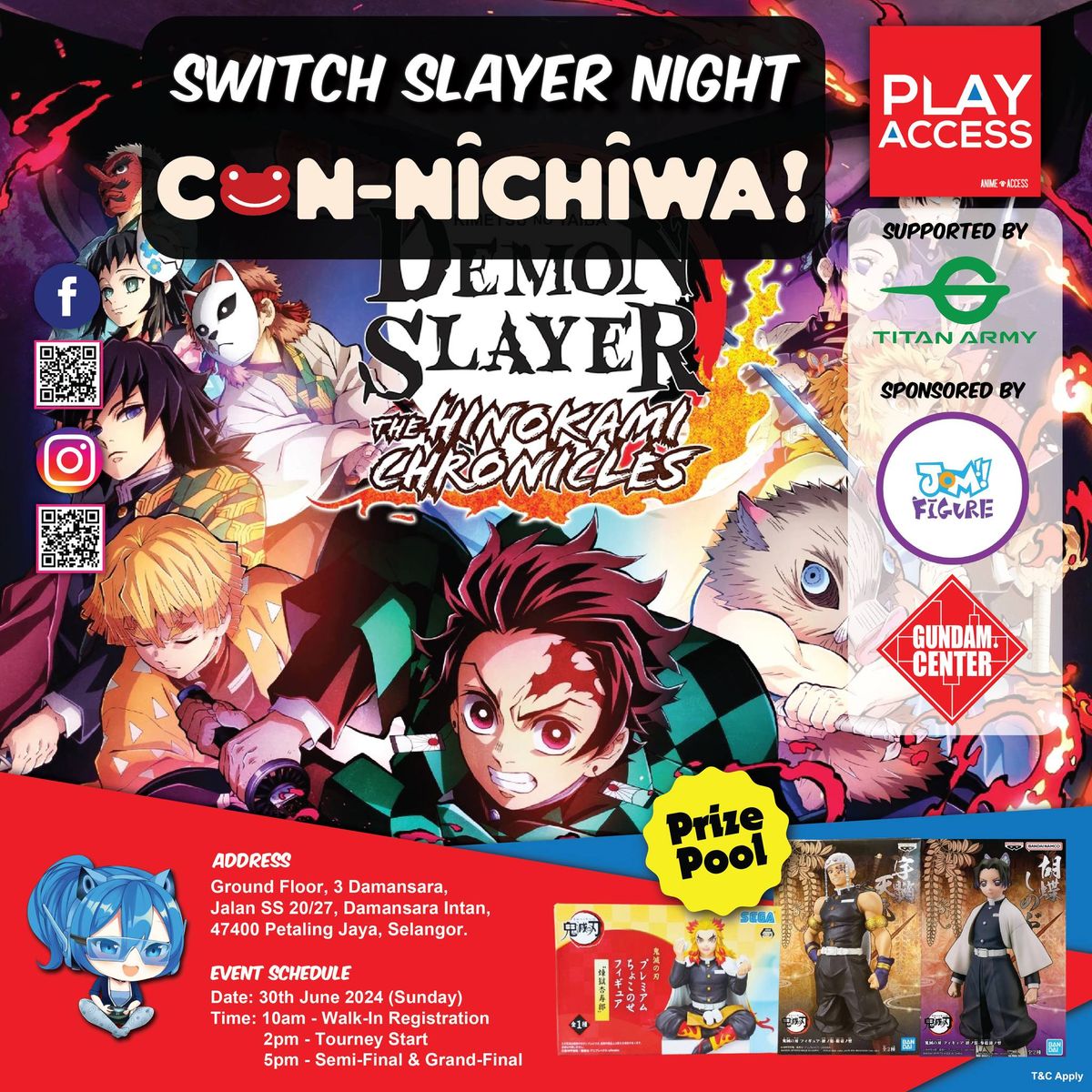 Switch Slayer Night @Con-nichiwa 2024 - Demon Slayer Hinokami Chronicles Nintendo Switch Tournament