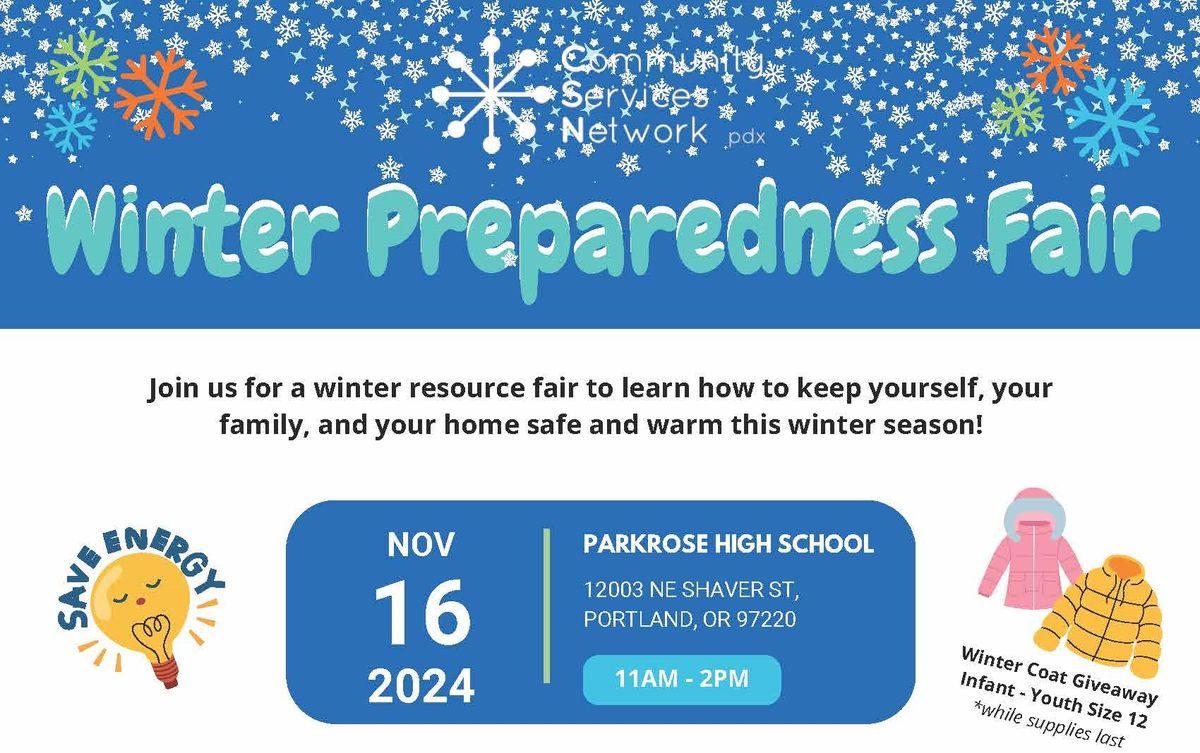 Winter Preparedness Fair