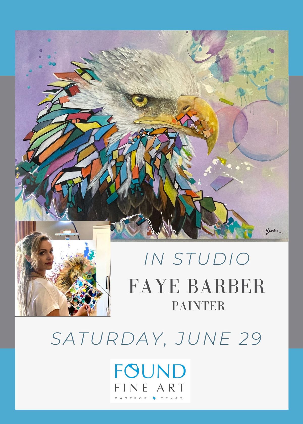 Artist in Studio:  Faye Barber