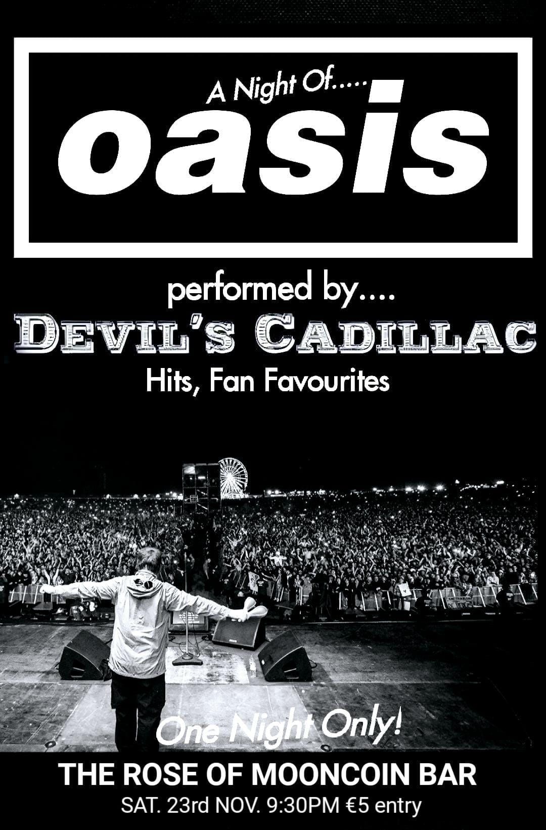 Oasis Tribute Night