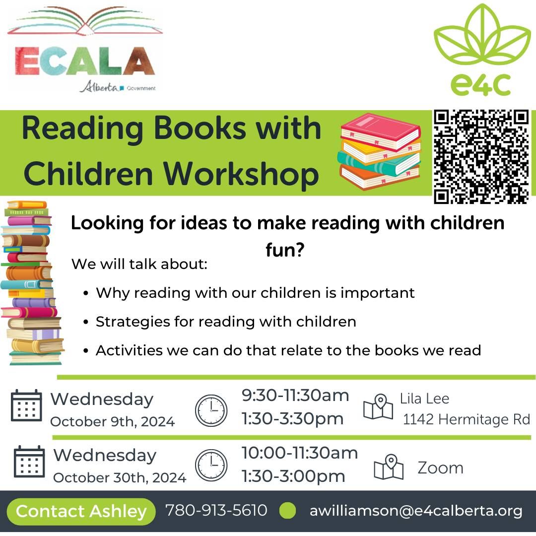 Reading Books with Children Workshop - AM Session