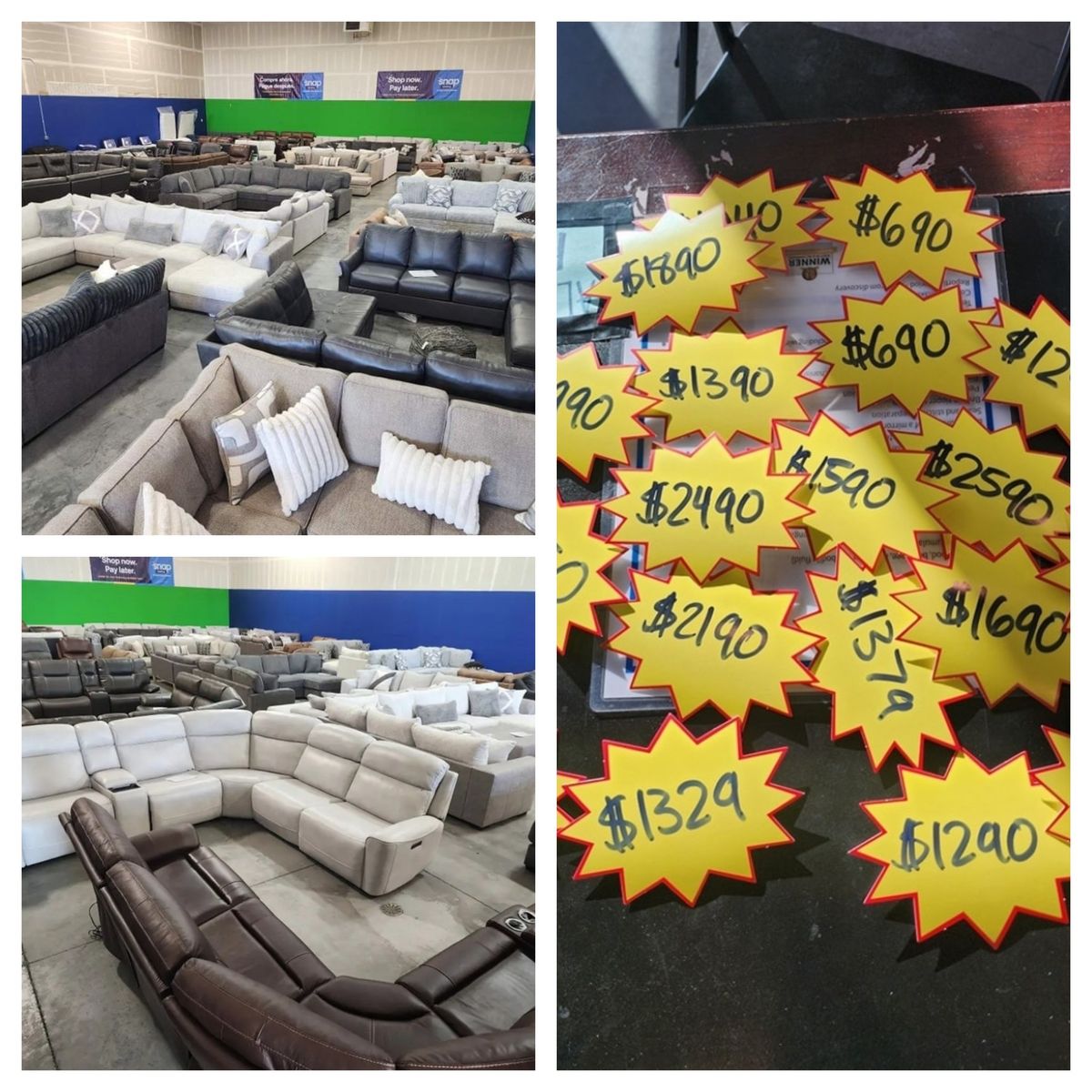 Yellow Tag Furniture Clearance Event!