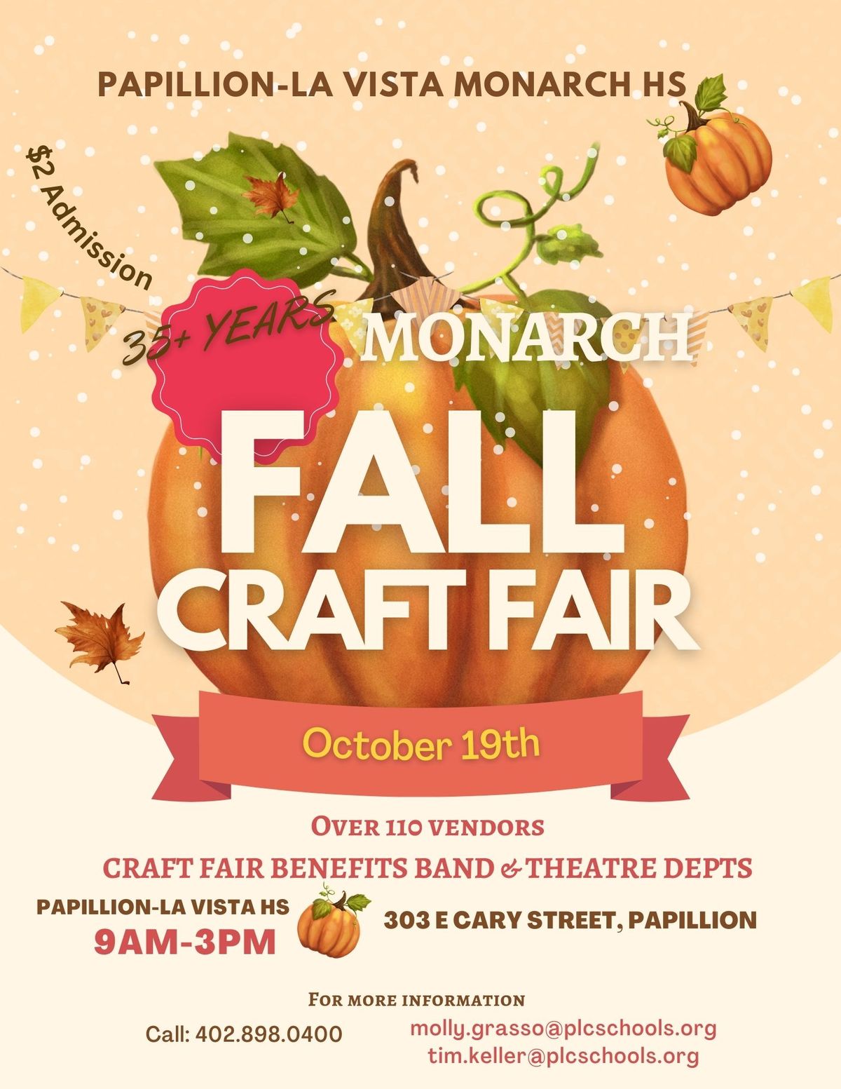 Papillion-La Vista High School Fall Craft Fair