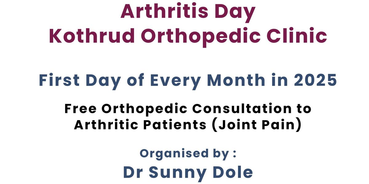 Arthritis Day at Kothrud Orthopedic Clinic