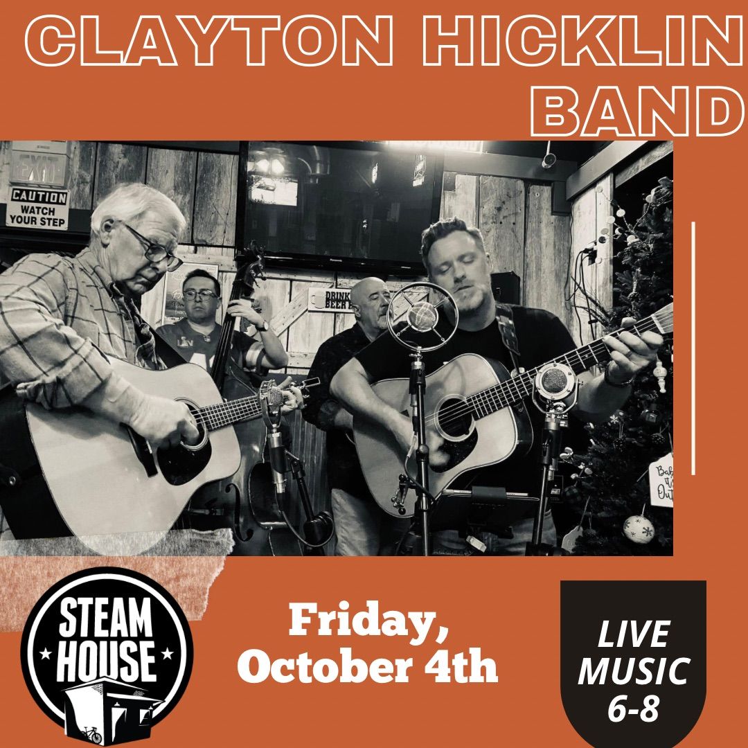 Clayton Hicklin Band on the Steam House Patio