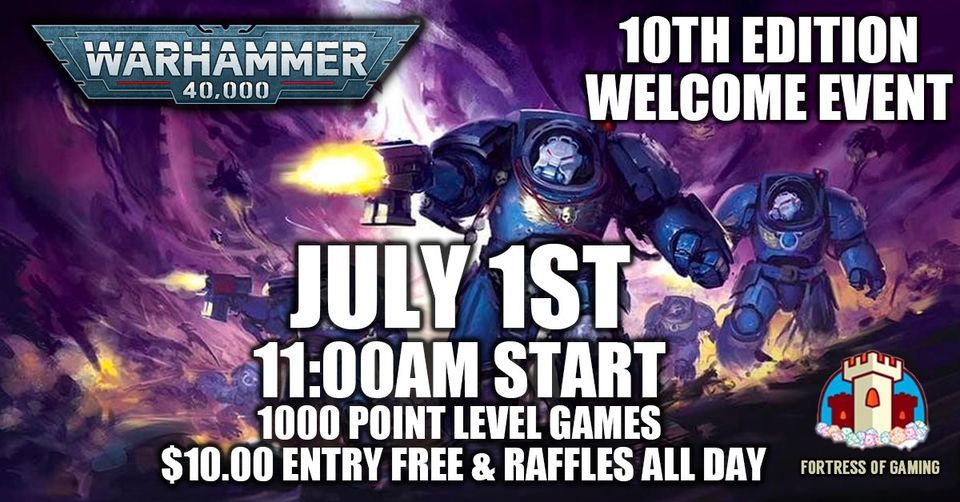 Warhammer 40,000 10th Edition Welcome Event