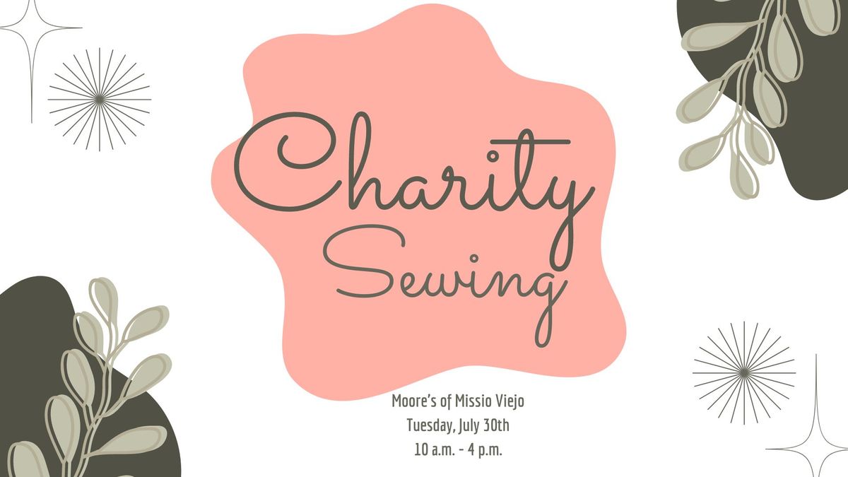 Charity Sewing!