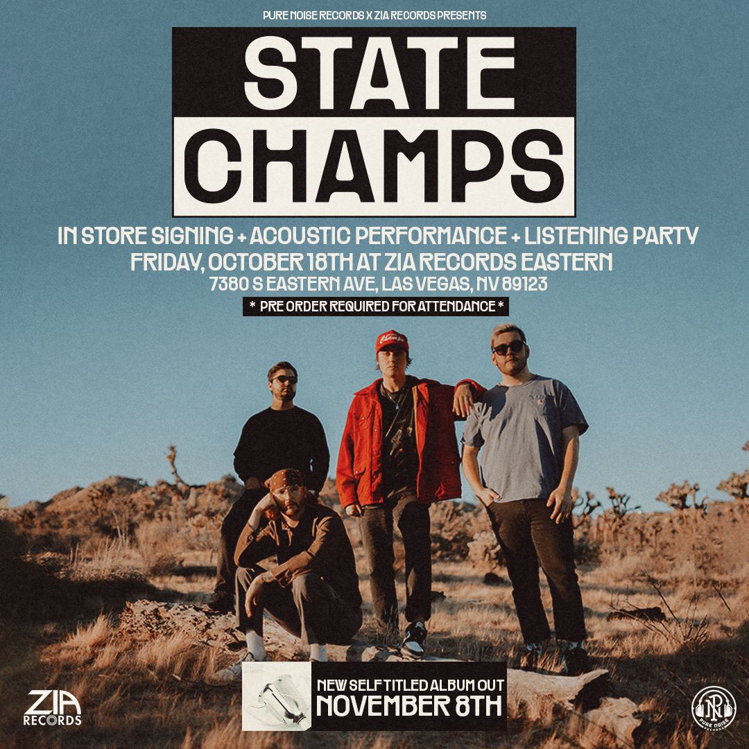 State Champs In-Store Performance, Signing & Listening Party @ Zia Eastern