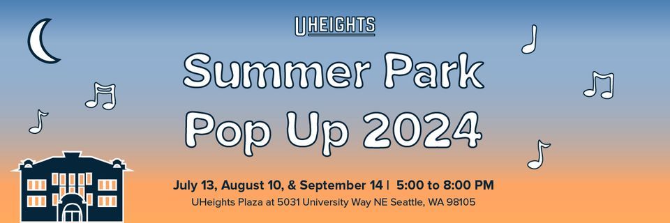 Summer Park Pop Up 2024 - July