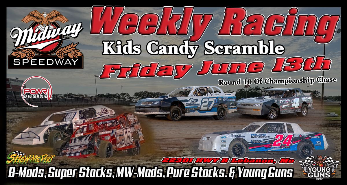 ** Weekly Racing Kids Candy Scramble ** Round 10 Of Championship Chase