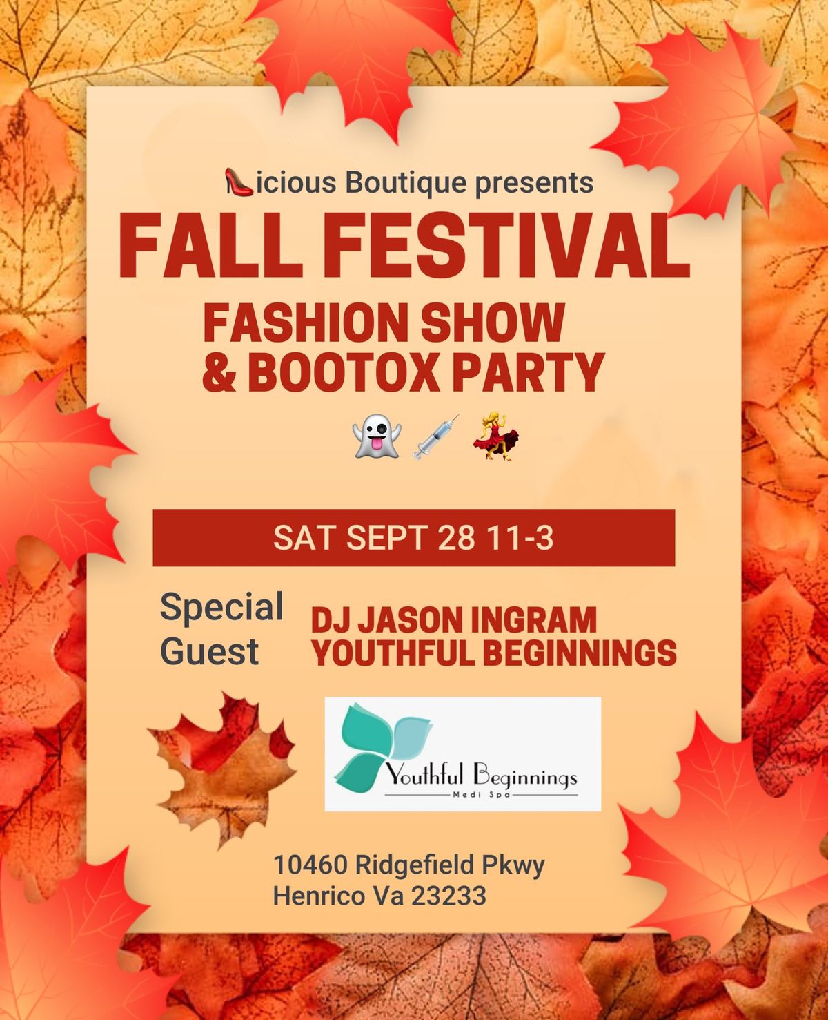 Fall Festival Fashion Show & Bootox Party