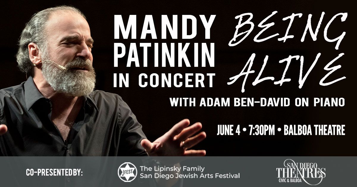 Mandy Patinkin in Concert: BEING ALIVE with Adam Ben-David on Piano