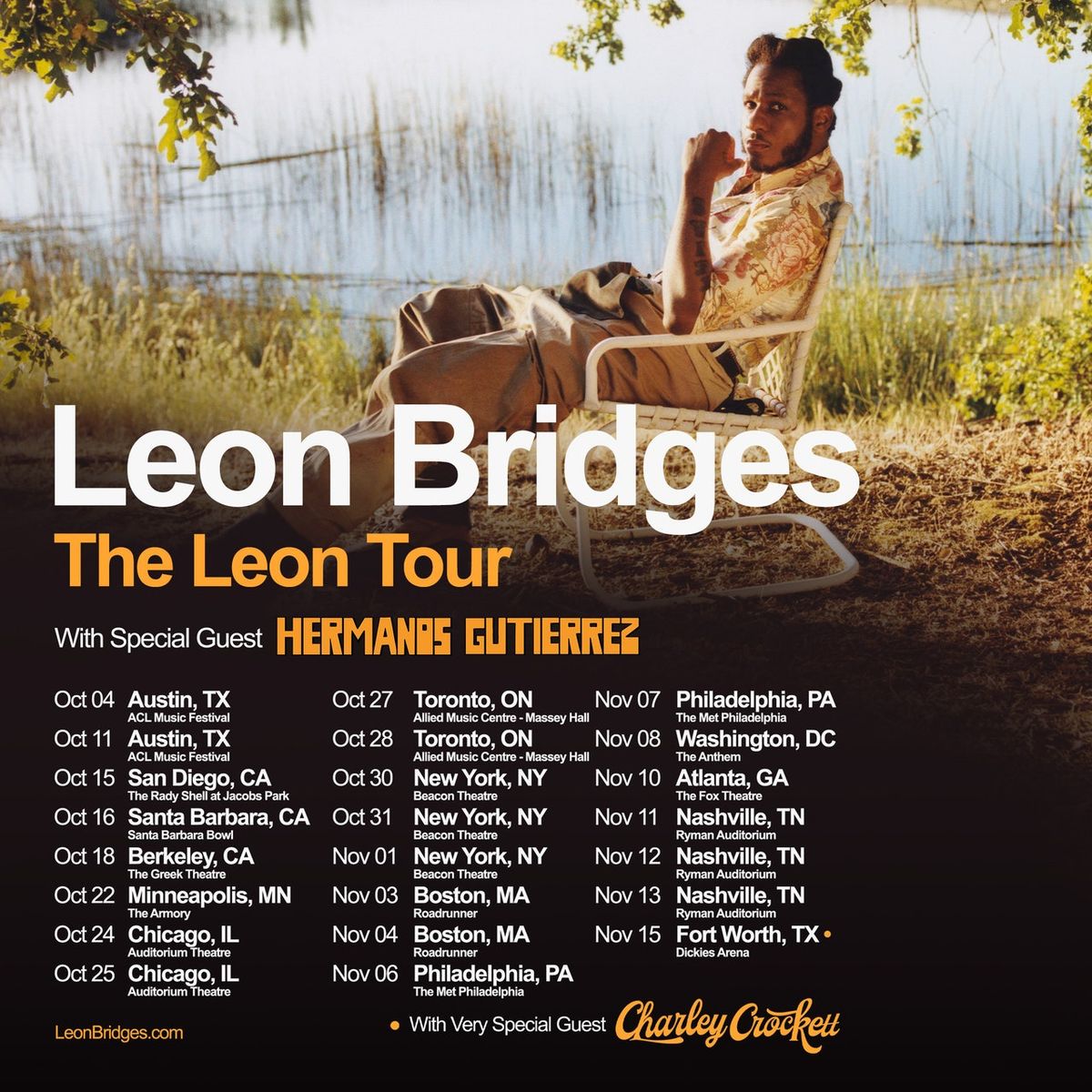 Leon Bridges with Charley Crockett