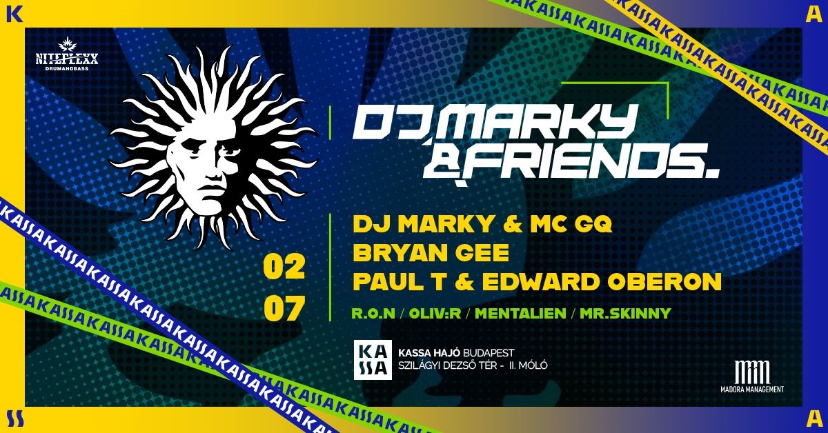 DJ MARKY & FRIENDS - PLANET V  w\/ DJ MARKY & MC GQ, BRYAN GEE, PAUL T & EDWARD OBERON