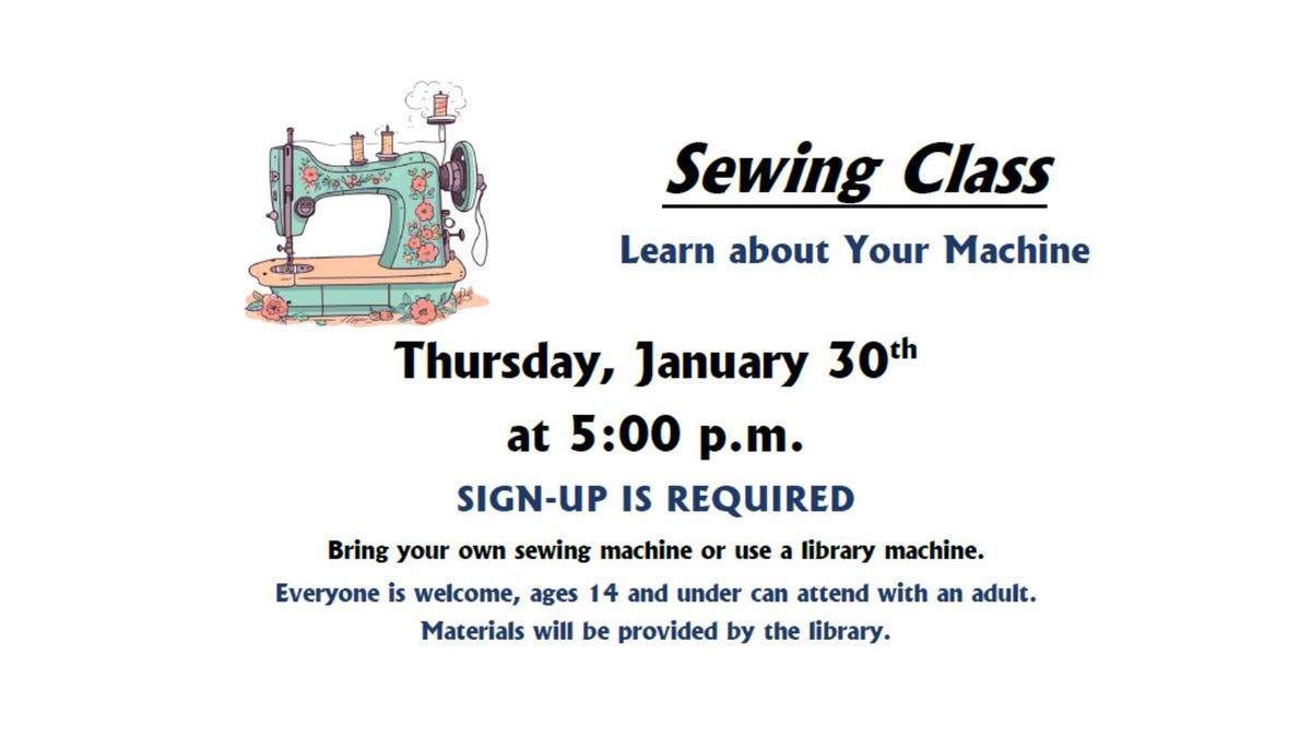 Sewing Class