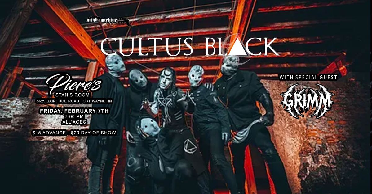 Cultus Black with Special Guest Grimm