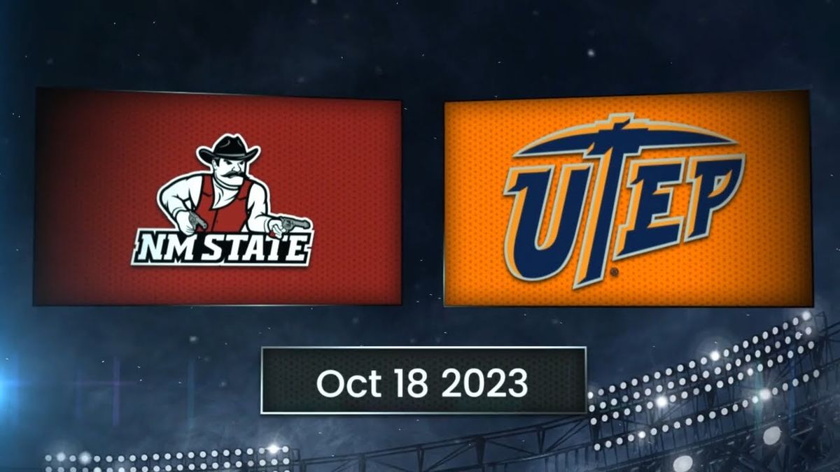 New Mexico State Aggies at UTEP Miners Football at Sun Bowl Stadium