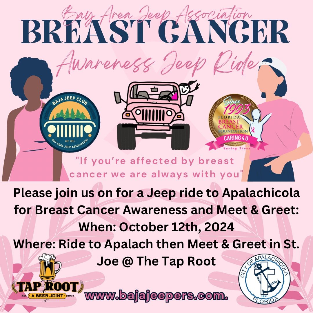 Breast Cancer Awareness Ride to Apalachicola and Meet-N-Greet