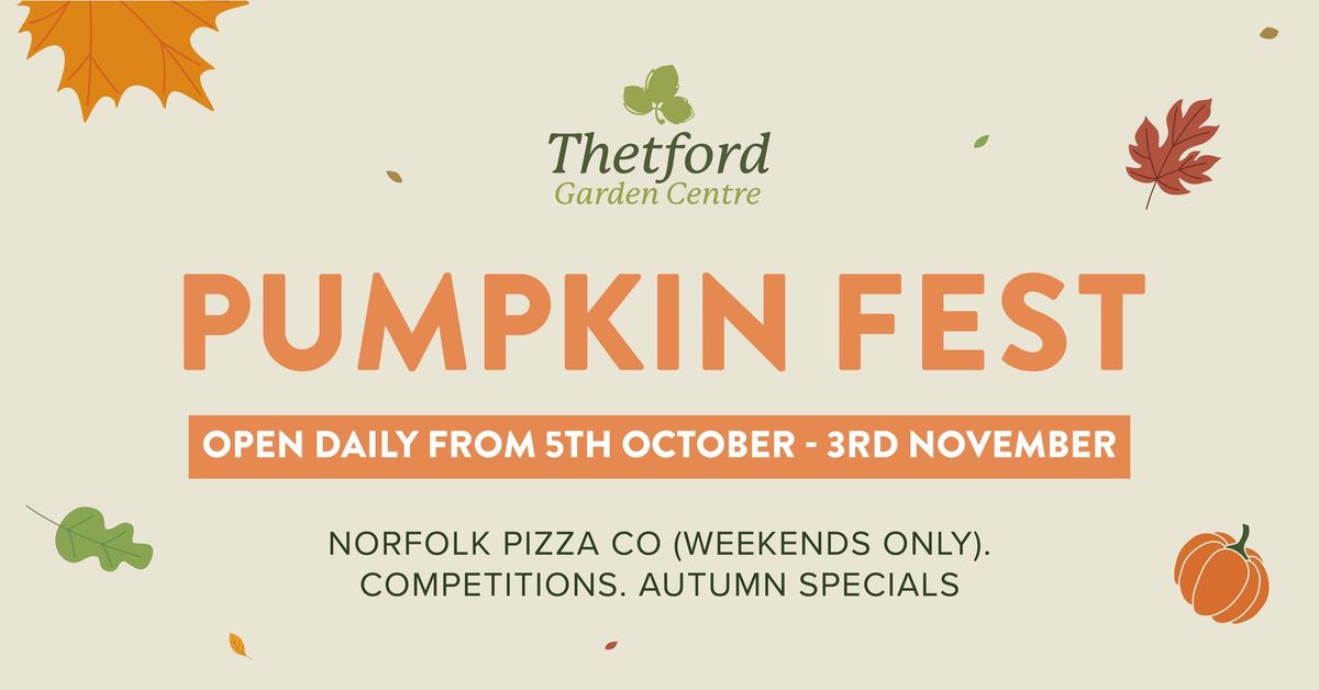 Pumpkin Fest - Thetford Garden Centre