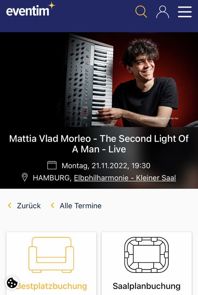 Mattia Vlad Morleo - The Second Light of a Man Live @ Elbphilharmonie, Hamburg