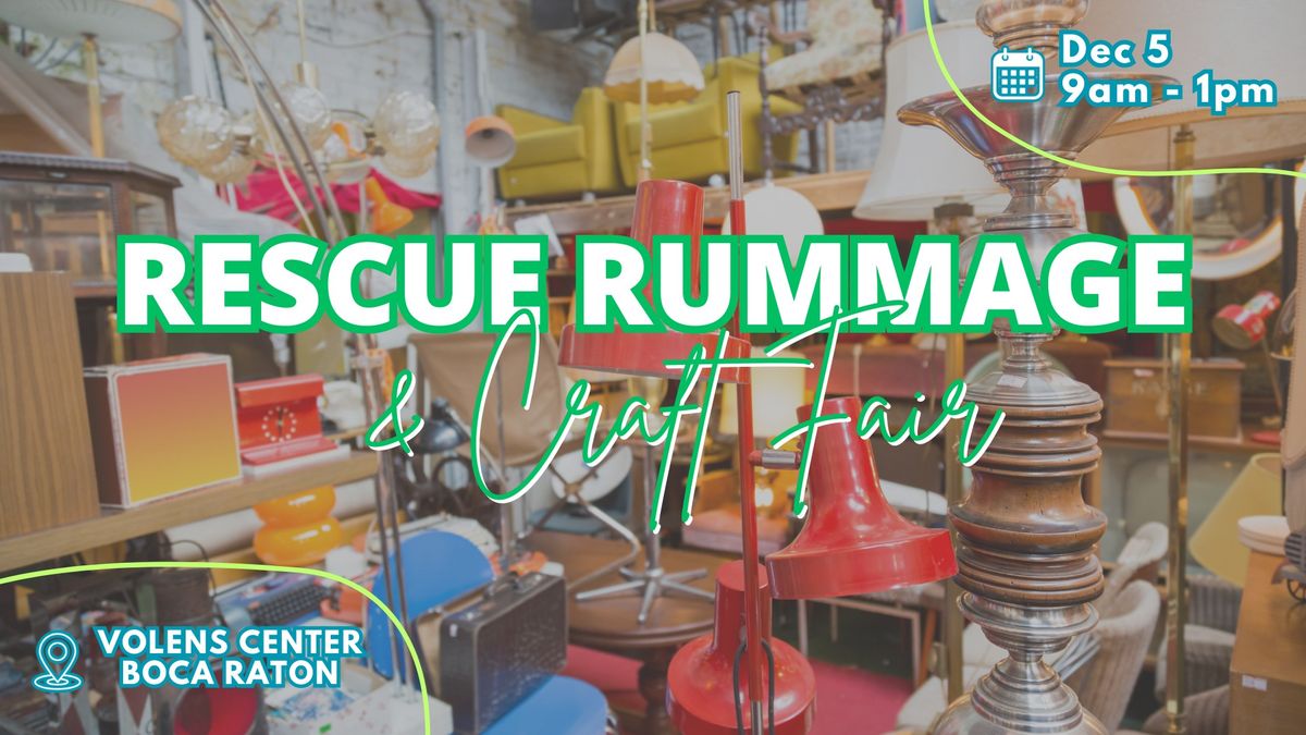 Rescue Rummage & Craft Fair