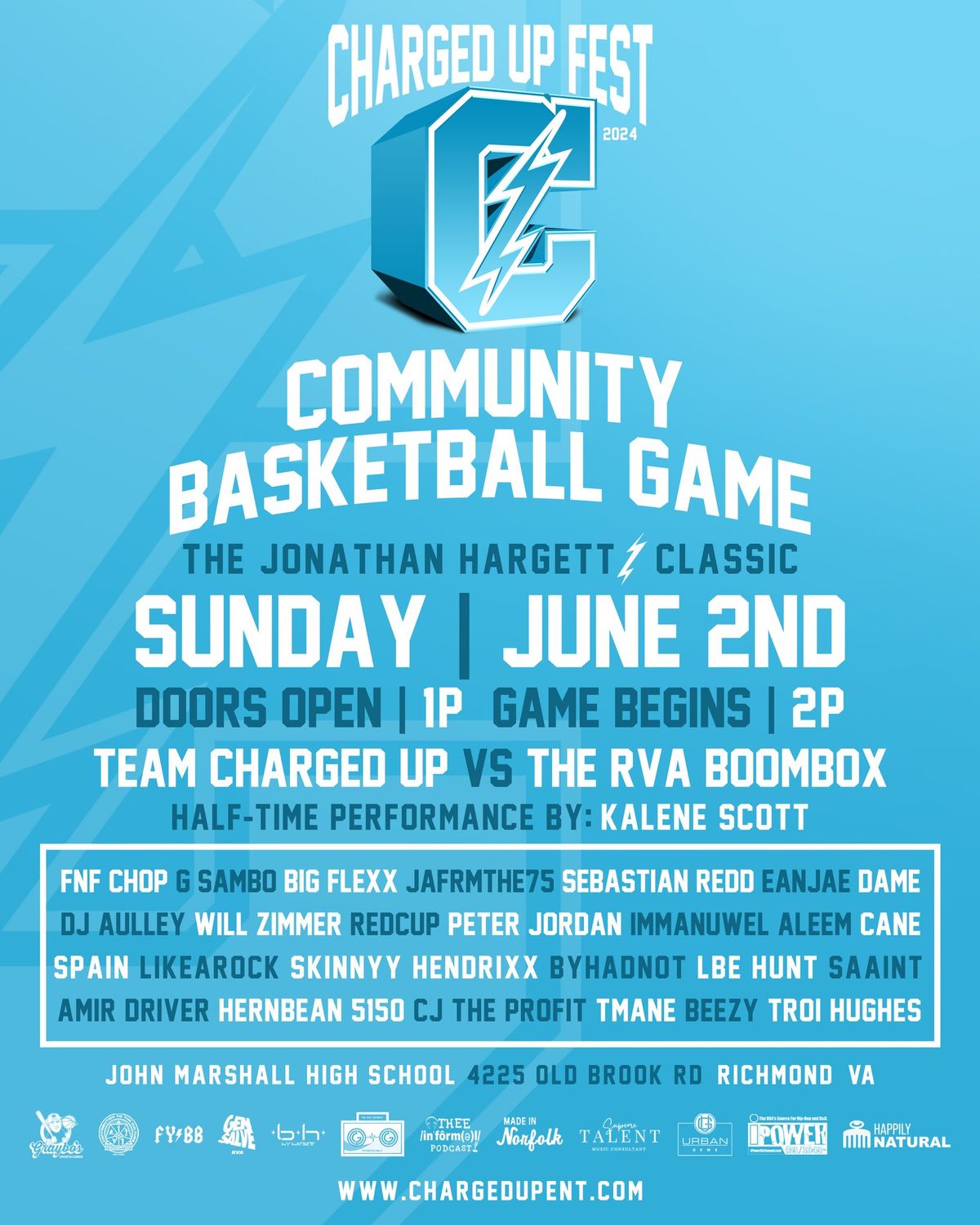 CHARGED UP FEST : COMMUNITY BASKETBALL GAME 