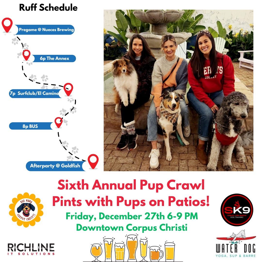 6th Annual Downtown Pup Crawl! \ud83d\udc3e\ud83c\udf7b