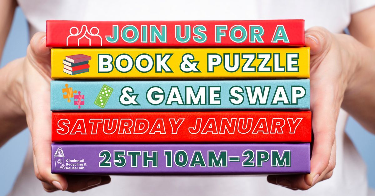 Sustainable Book\/Puzzle\/Game Swap at the Hub!