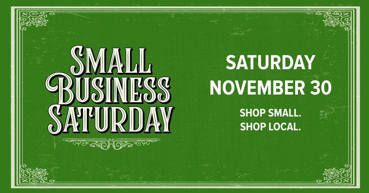 Small Business Saturday