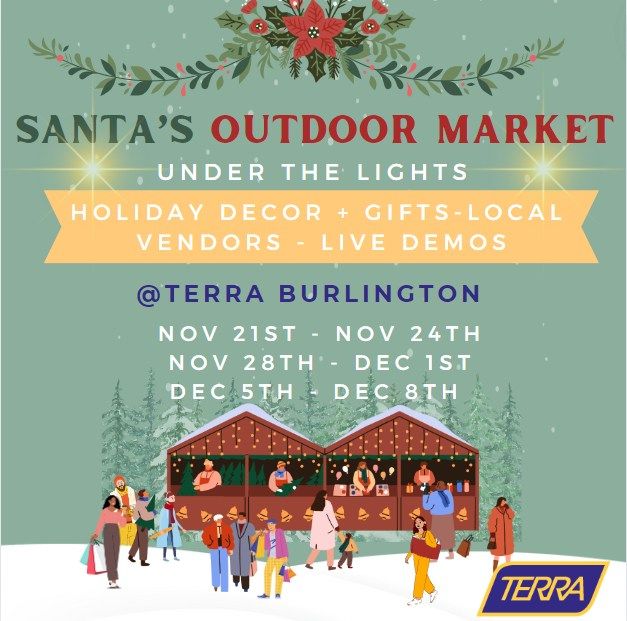 Santa's Outdoor Market - TERRA Burlington