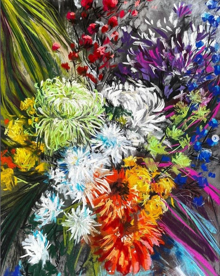 PASTEL FLOWERS WORKSHOP - FOR ALL ABILITIES WITH LARISSA FRASER