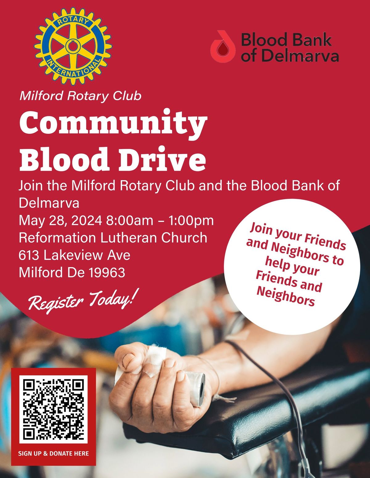 Milford Rotary Community Blood Drive 