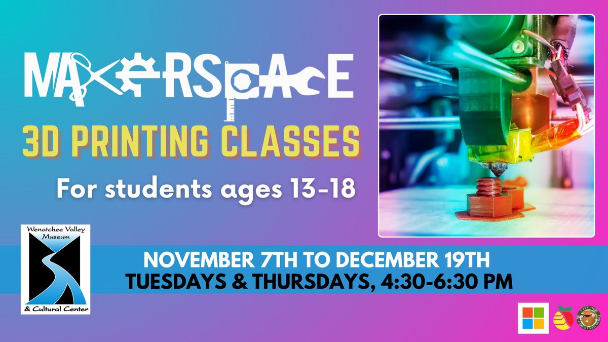 Makerspace presents: 3D Printing Class series