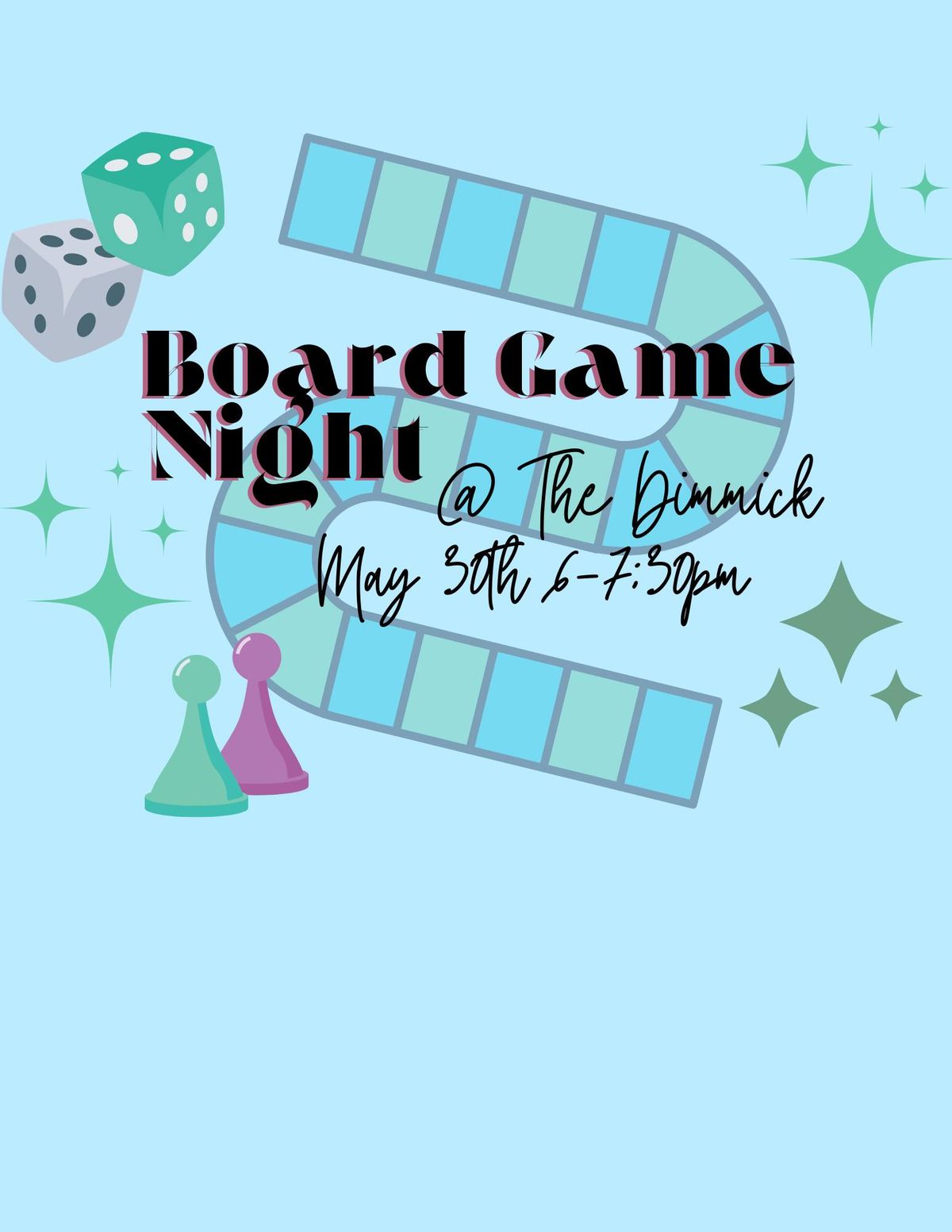 Board Game Night at the Dimmick